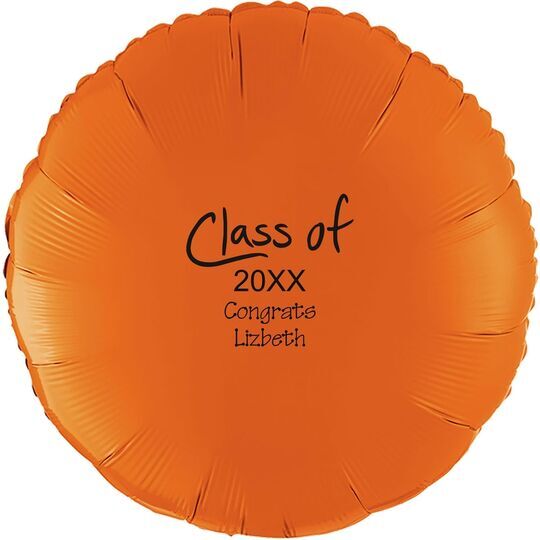 Pick Any Year of Fun Class of Mylar Balloons